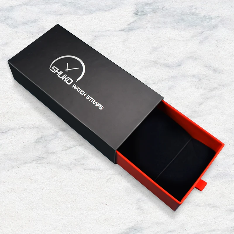 Wholesale Custom Logo Rigid Sliding Out Drawer Box Fancy Gift Box For Jewelry Accessory Storage Retail Box With Ribbon