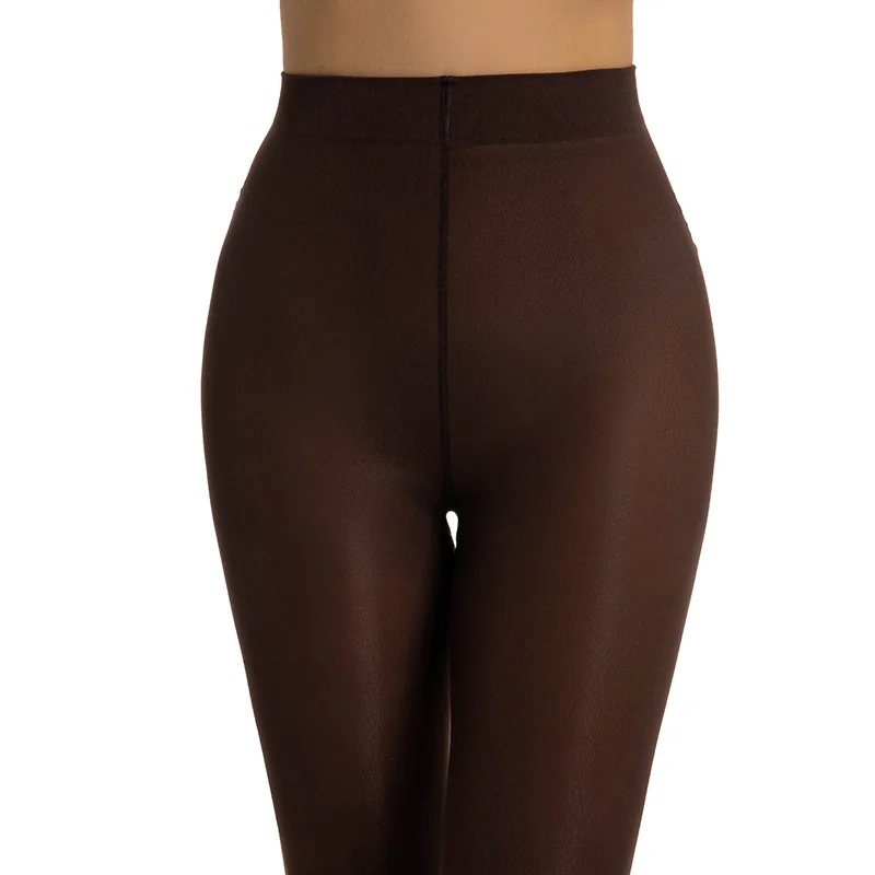 40D Plus Size Opaque Tights Women Soft Silky Solid Color Footed Dance Pantyhose