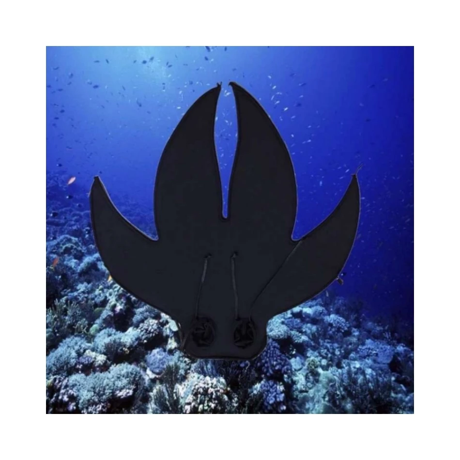 Mermaid Swim Fins Swallow Tail One-piece Monofin Flippers Free Diving Snorkeling Training Fins for Kid Swimming Training