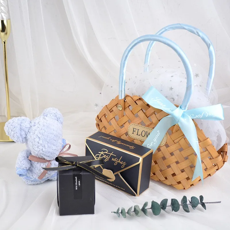 Custom private label handbag magnetic gift box with ribbon folding book shape cardboard box for packaging dress clothing