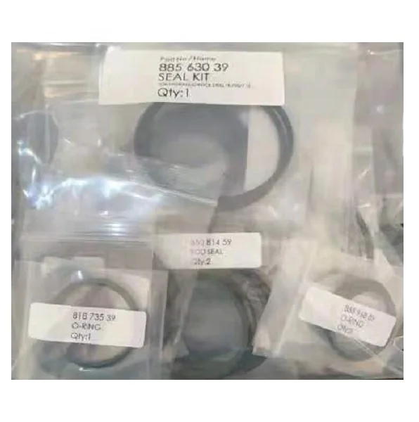 Mining machine HL710S-52 HL710-52 drilling rig parts 88563039 Percussion sealing set 8856 3039 Drifter rock drill overhaul kit