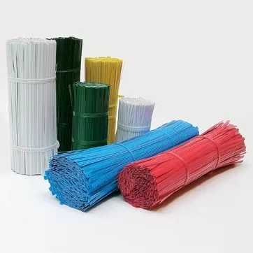 Factory supply Box Packaging Bag Twist Tie Customizable Print Paper Twist Tie with Iron Wire Inside bakery tie