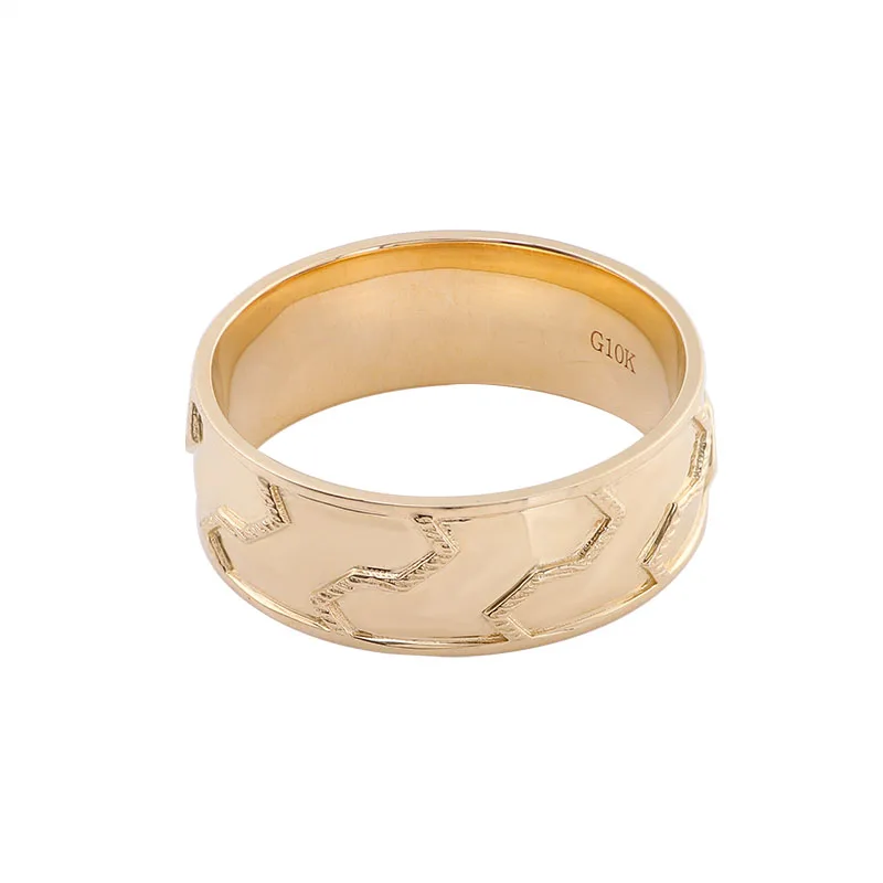 2022 Latest Customized Hip Hop Mens Solid Gold Ring Jewelry 10K 14K 18K Gold Mens Rings Hip Hop Rings for Men Wholesale Price