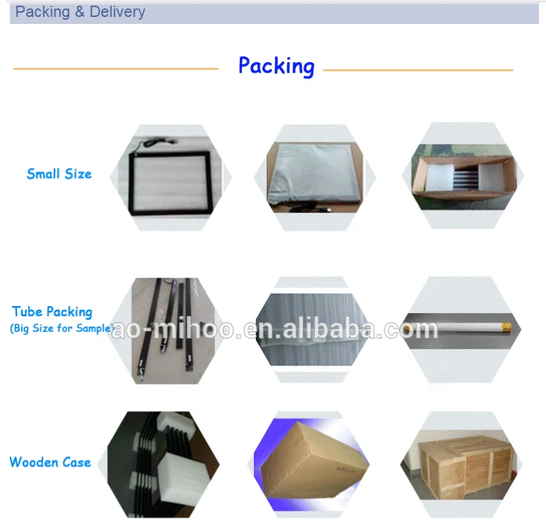 43 inch 10 points touch waterproof without glass plastic infrared touch screen  digital frame photo and video