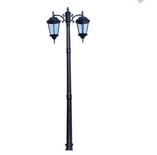 Good Quality Garden Decorative Light Pole Aluminum Street Lighting Pole