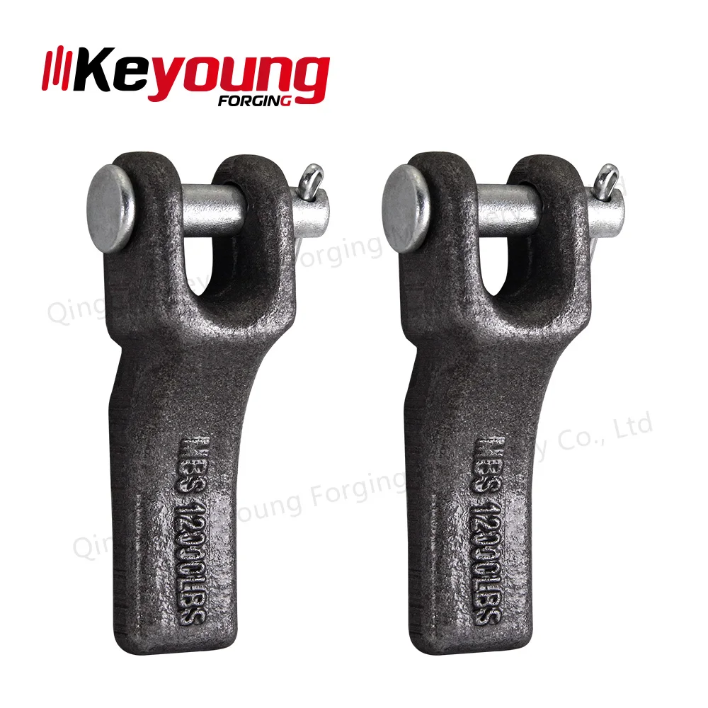 Factory Supply Gripon (Pack of 2) 5/16 inch Weld-On Safety Chain Retainer for Truck Trailer Hitch Chain Accessories