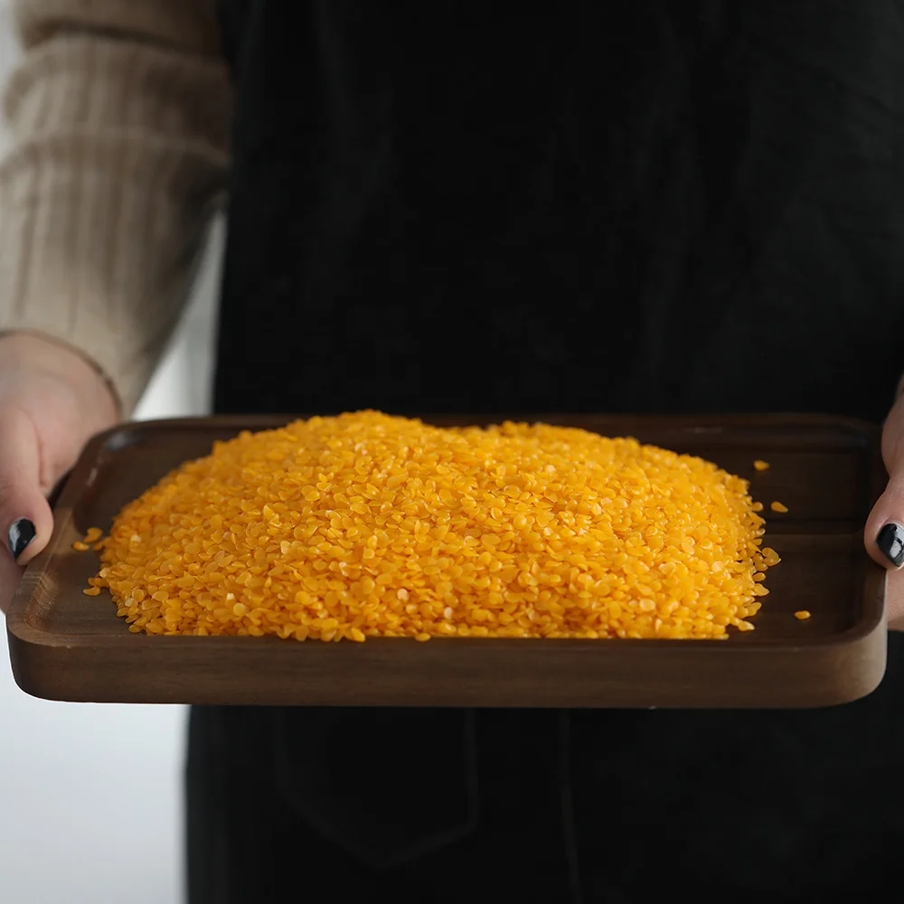 Wholesale yellow beeswax luxury candles beeswax natural beeswax for candles