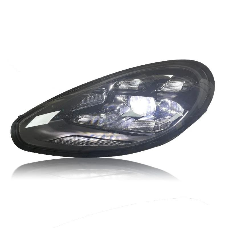 11-18 for Porsche Cayenne headlight assembly Cayenne refit 19 matrix LED daily running light old change new