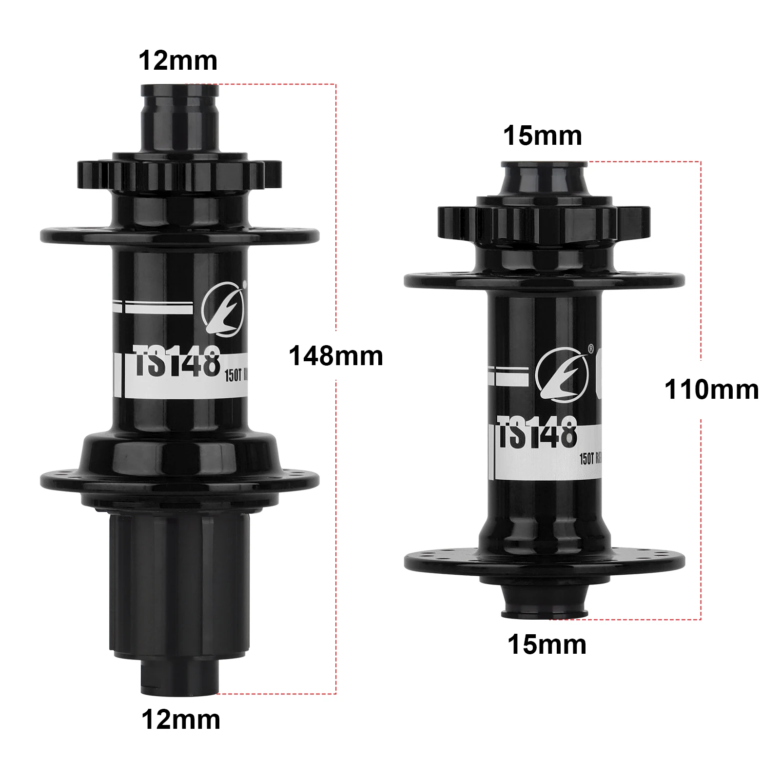 Novatec D041SB D042SB 28/32/36 Holes MTB Road Bicycle Hubs 4 Bearing 8/9/10/11/12 S Front and Rear Aluminum Alloy Material