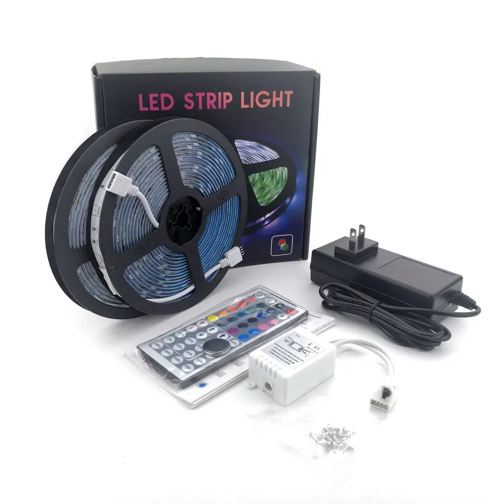 Led Strip Light Kit Waterproof Led Tape Dc 12v Smd 5050 Rgb Flexible Led Light Strip For Living Room