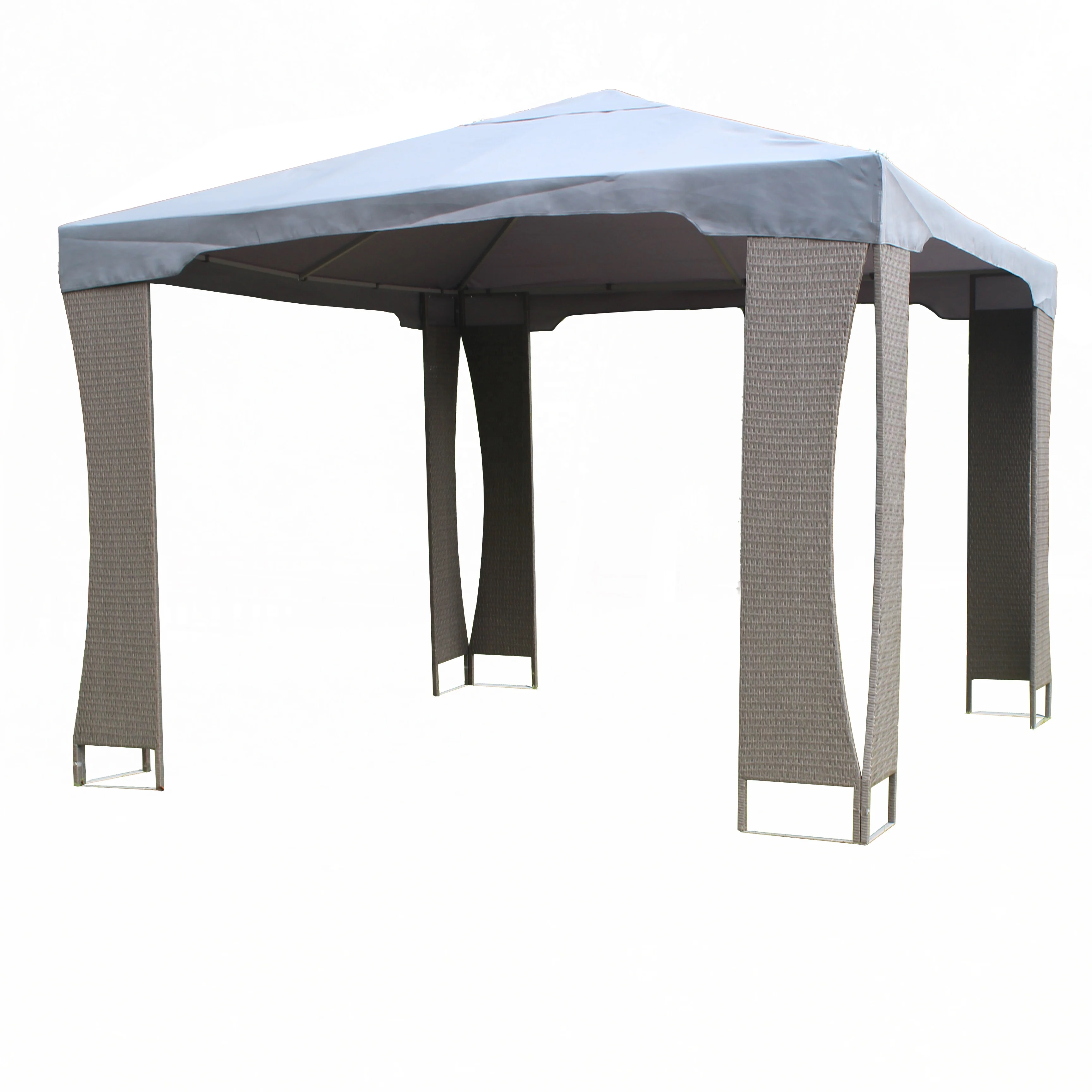 Manufacturer Specialized Woven Rattan Screen Pergola/Gazebo/Pavilion New Style for Garden Outdoor Use Hot Sale