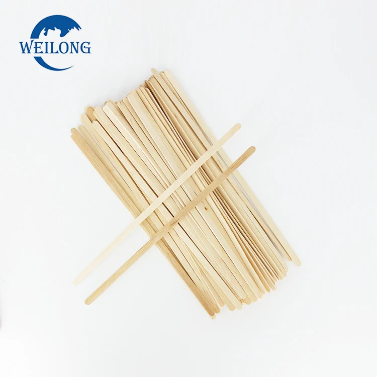 7-inch Length wood Coffee stirrers disposable wood stirring rod coffee stick tea sticks