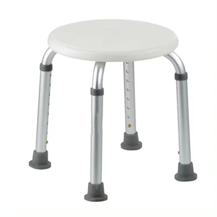 High quality height adjustable round shower bath stool chair for elderly