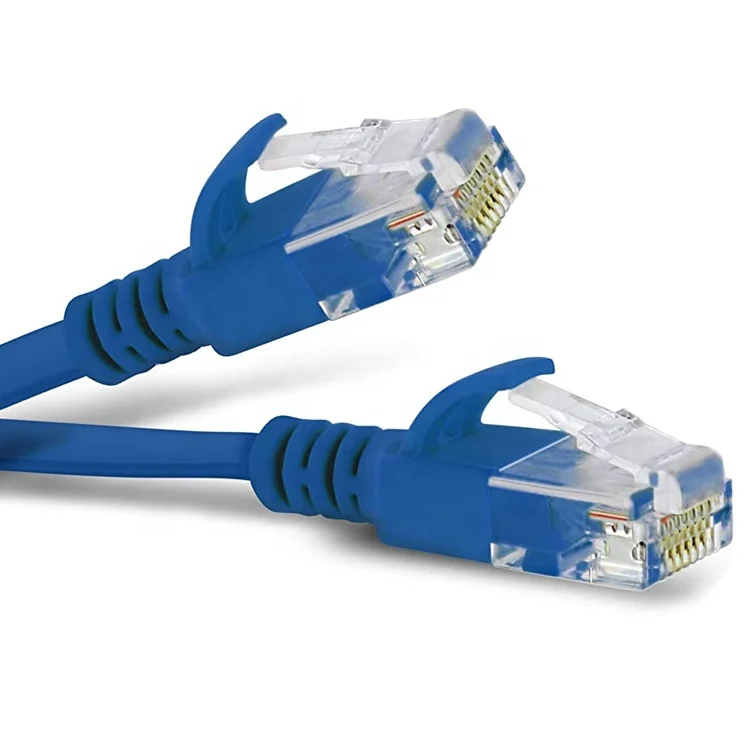 UTP STP Industrial Cat5 Cat5e Cat6 Cat7 Flat RJ45 Patch Cord Network Lan Ethernet Extension Cable