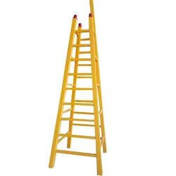 Extension Telescopic Ladder Price Factory Direct Sale Industrial Insulation FRP GRP Fiberglass Ladder Stools Workshop CN;SHN