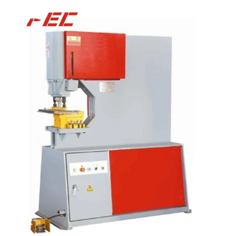 Steel puncher metal plate punch hole hydraulic press punching machine