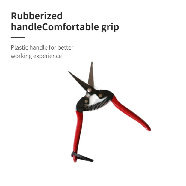 Garden Pruning Shears High Carbon Steel Blades Flower Cutting Garden Grape scissors