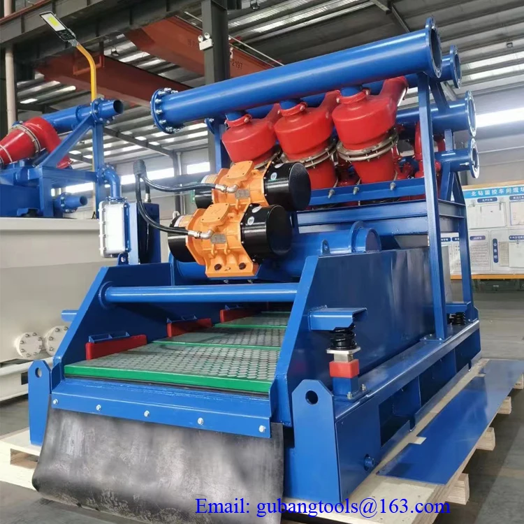Drilling rig parts mud fluid solid control Mud Cleaner Desander