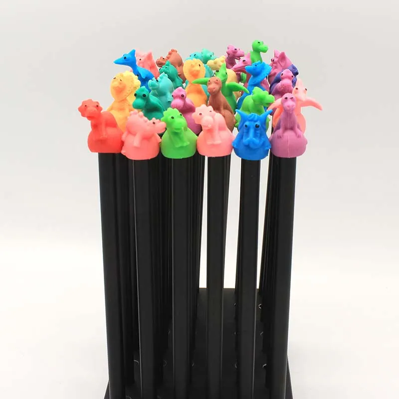 Hot Sale Cartoon Eraser Wooden Pencils Wholesale High Quality Kawaii Black HB Pencils With Cartoon Pendant