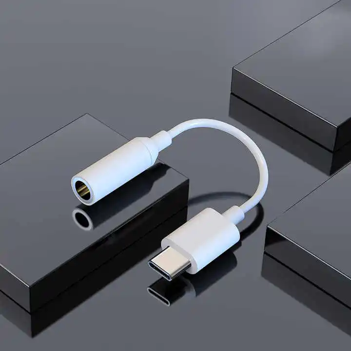 Type-c To 3.5mm Earphone Cable Adapter Type C Usb-c Male To 3.5 Aux Audio Female Jack For Android