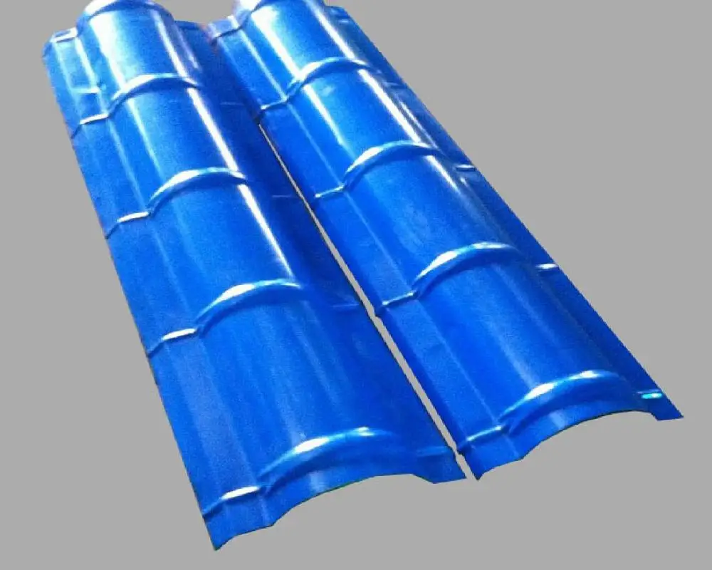 Glazed sheet roof ridge cap roll forming machine