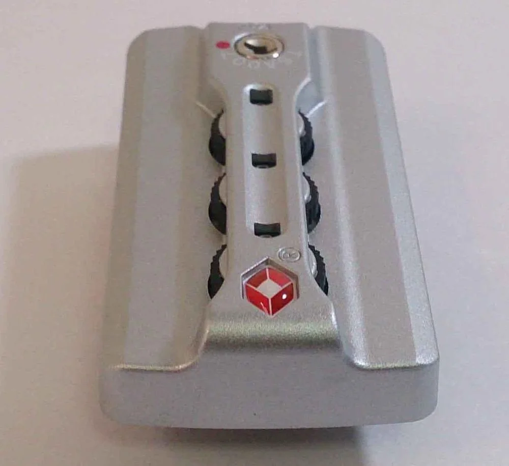 TSA accepted combination box lock/TSA Combination travel bag Zipper Lock/Travel suitcase accessories TSA lock