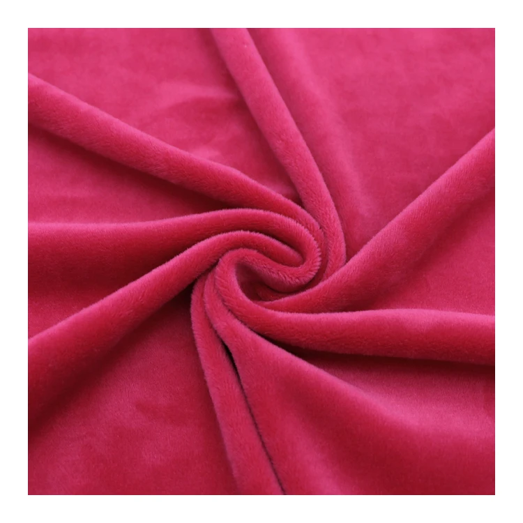 
Promotional Various Durable Using Korean Velvet Fabric Printed Stretch Spandex Green 