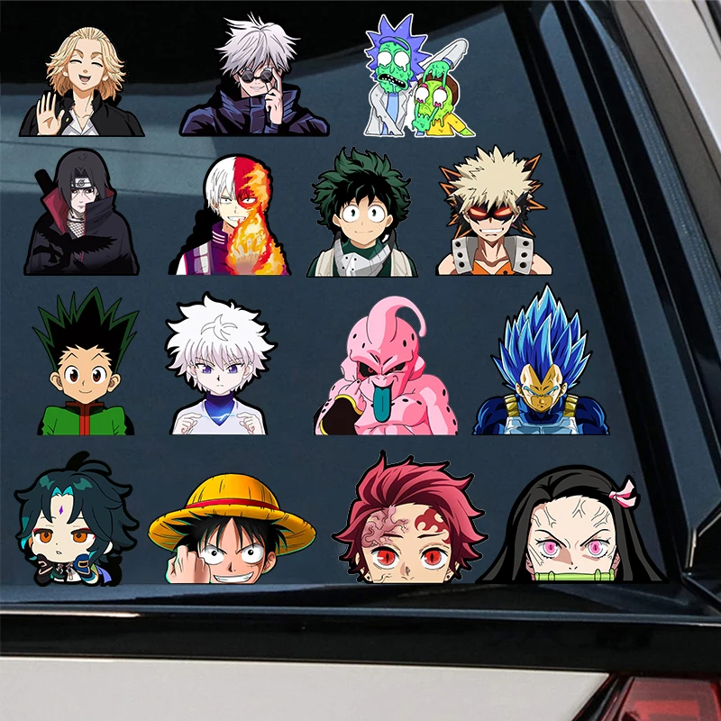 500designs wholesale waterproof cartoon 3d anime car motion lenticular sticker anime stickers