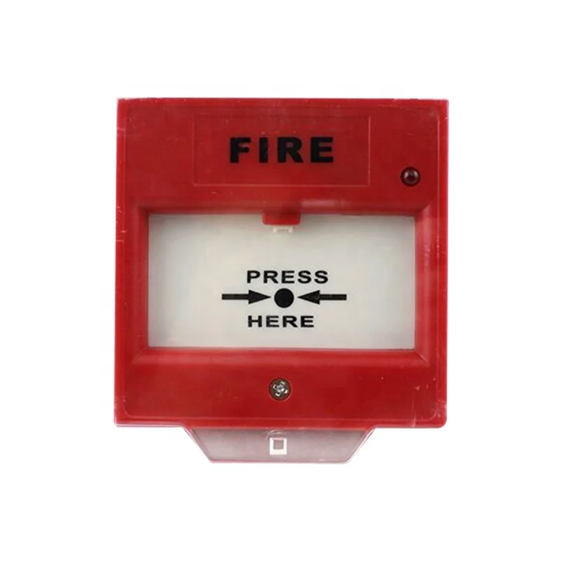 Fireproof ABS Housing  Customized DC12/24V Wired Fire Alarm Emergency Button