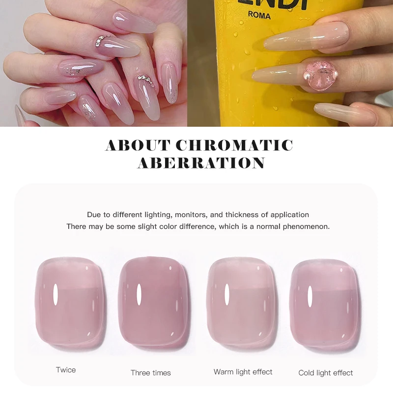 HS Summer Collection Gel Polish 9 Colors Customize Uv Led Translucent Nail Gel Polish pudding gel