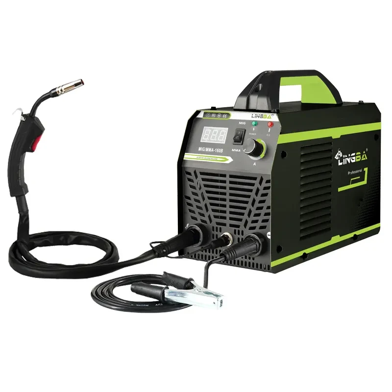 Lingba  Single phase 2 in 1 Gasless MIG Welding MACHINE Wire MIG/MMA-160B