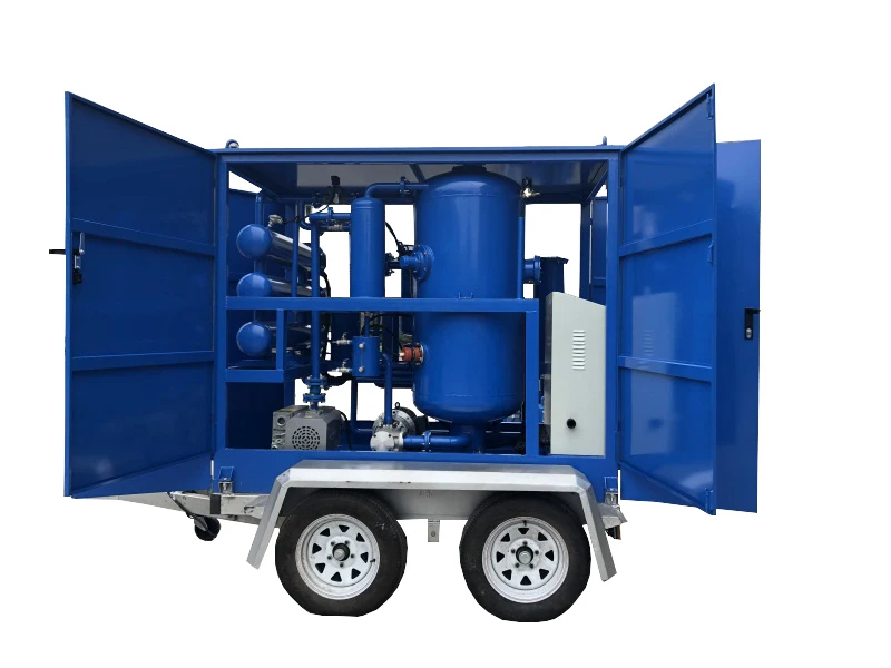 chongqing oil treatment machine for 4000 l/h transformer oil filtration purifier on container