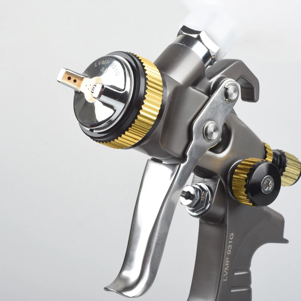 HVLP Air Spray Gun 1.4mm Nozzle 600ml Capacity Paint Spraying Suitable for Refurbishment Car Paint Restoration Wood Furniture