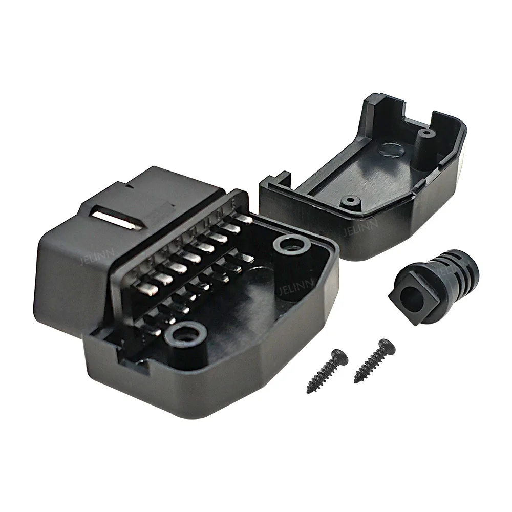 Корпус OBD 2 OBDII и Штекерный разъем с прямым штифтом винтами