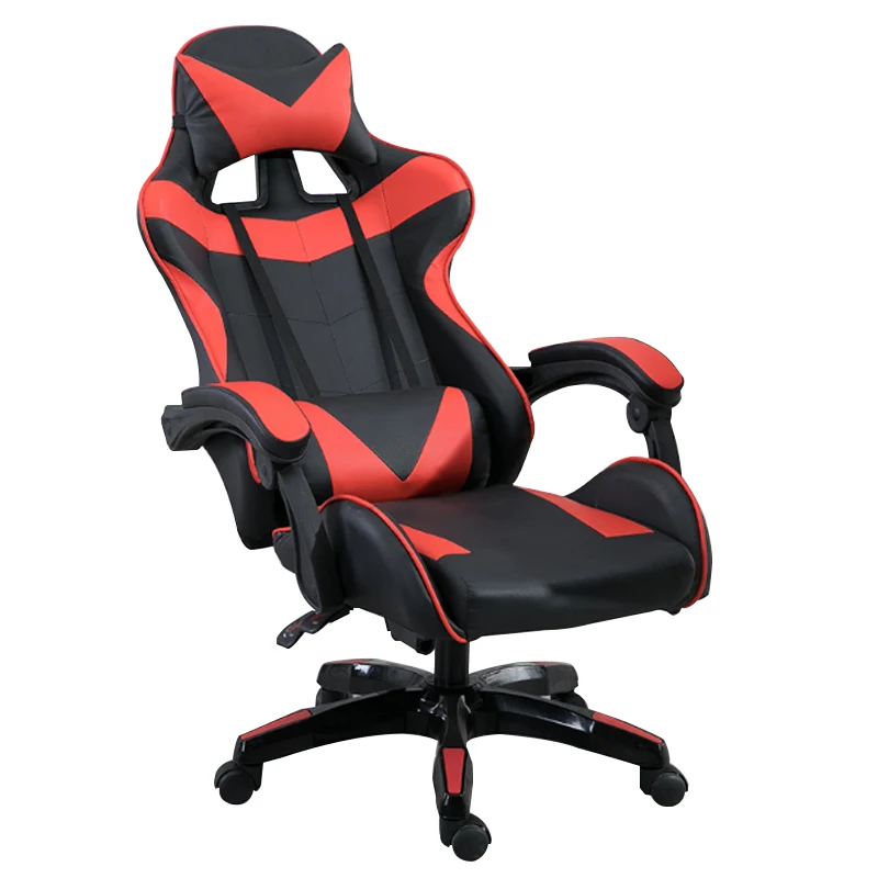 Оптовая продажа, современный дизайн, кожаный игровой стул высокого качества с пользовательским логотипом