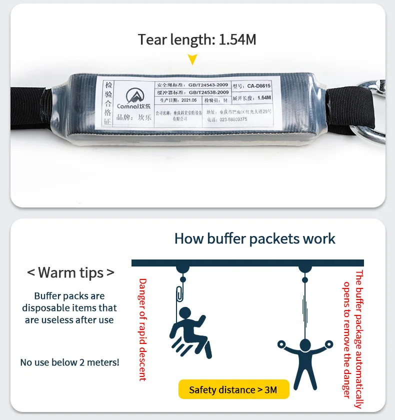 secure equipment high strength ppe equipment fall arrestor of protection fall protection 10 metre retractable safety belt type