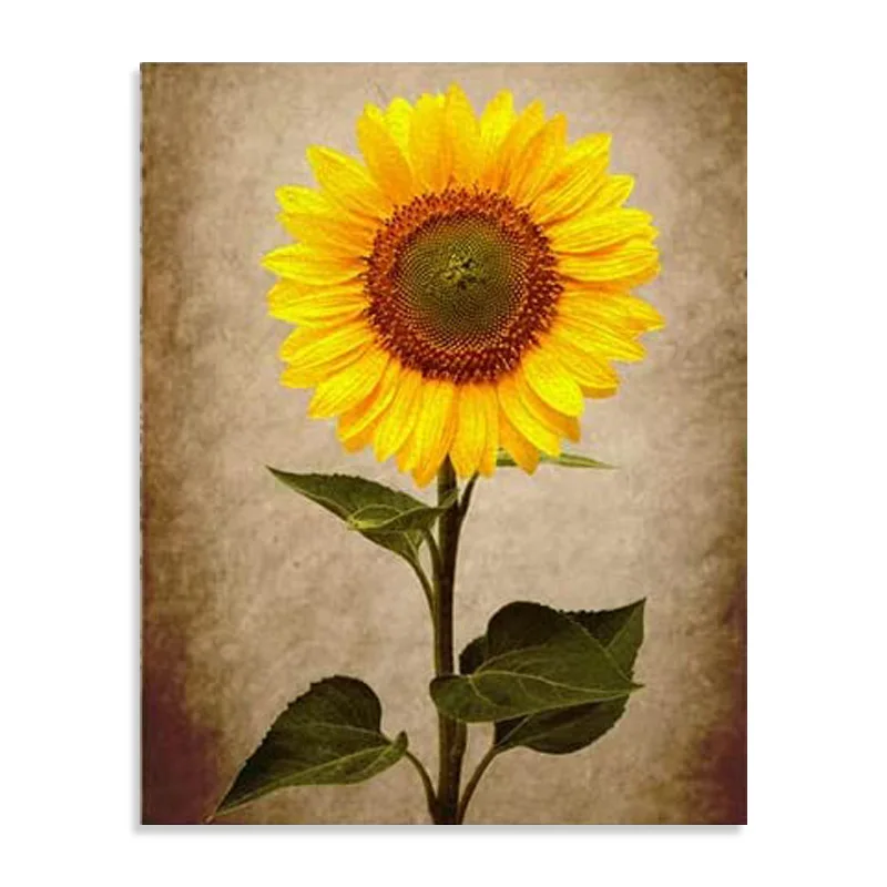 Factory Wholesale Sunflower Decorative Painting Core Modern Minimalist Wall Painting Living Room Painting Decoration