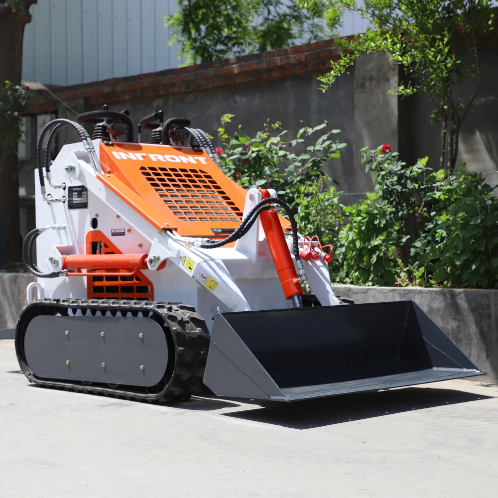 Factory Direct Strong Load Bearing Capacity Mini Track Skid Steer Loader Multi-function EPA Engine Wheel Electric Skid Steer