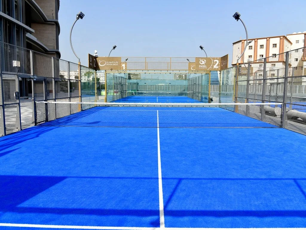 Wanhe Professional 200W LED Light Paddle Tennis Court High Quality Outdoor Application Made with Glass Steel-Direct from Factory