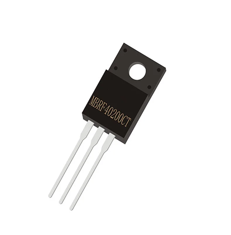 Brand New, high quality diode MBRF40200CT 4020040A 200V TO-220F package insert Schottky, rectifier diode