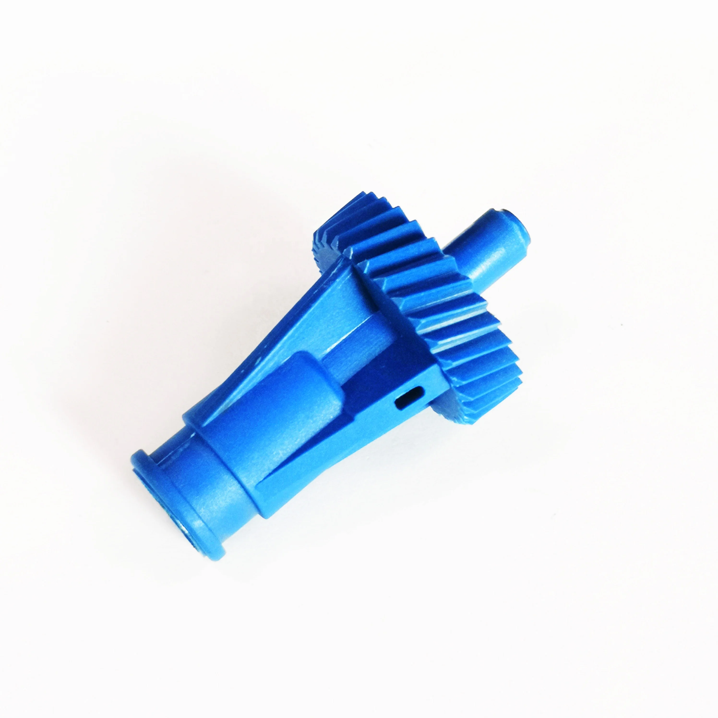 Nylon Gear Shaft Injection Molding Small Plastic Spur Two Stage Gear For Transmission Parts