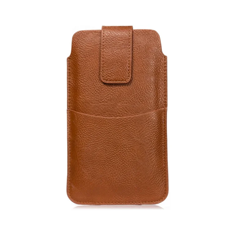 Soft PU leather universal phone belt holder carry-on cell phone pouch card slot mobile phone bag pouch for iphone 13 pro max