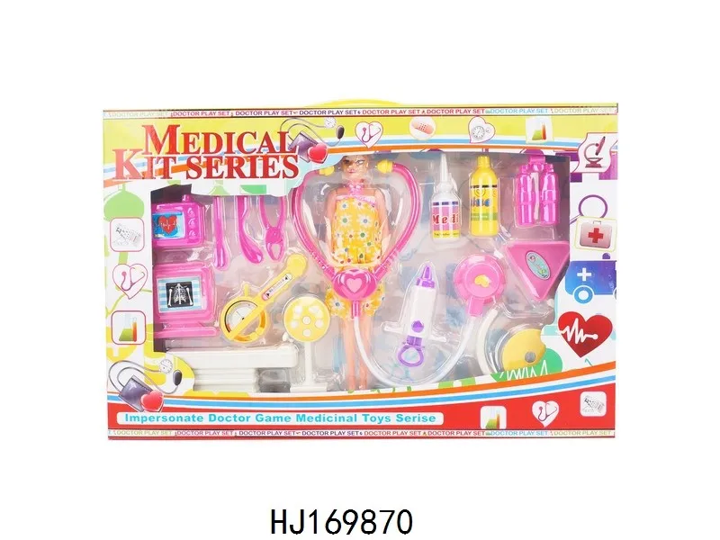 Wholesale doctor medical kit pretend doctor play set toy for kid
