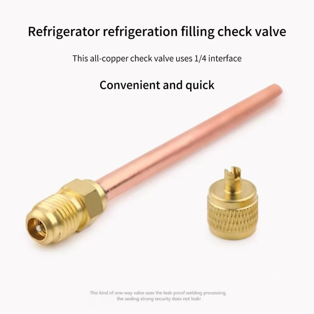 High quality refrigerator refrigeration filling check valve