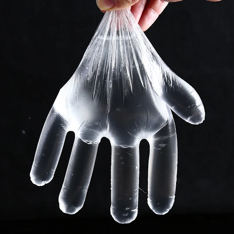 Plastic Transparent Household PE Disposable-Gloves