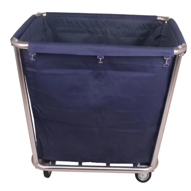Commercial cleaning Laundry cart with wheels for hotel, family and hospital