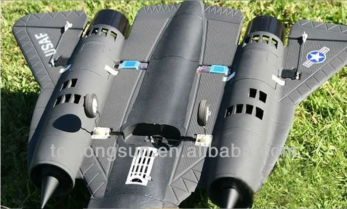 2.4G fastest speed toy in the world SR71 Rc airplane