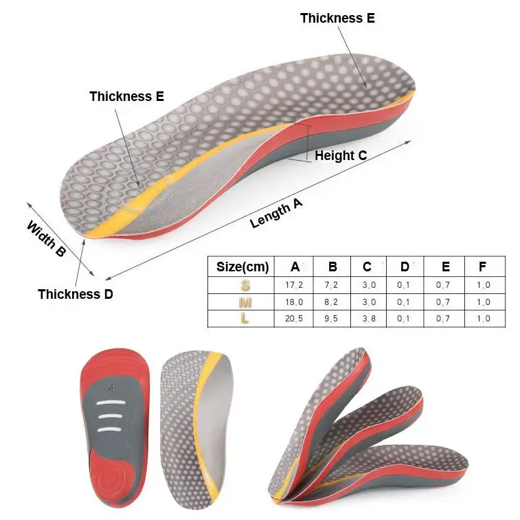 Insoles Plantar Promotional Multi-Sport Orthotic Bulk Popular Natural Sole For Work Boots Esm Goodyear Insole Rib Attaching