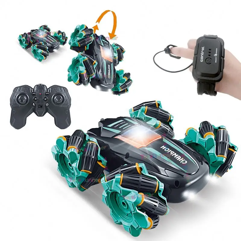 Mini  Drift  Petrol  Rc Car And Trucks 100 Km Speed  Toy Controlled Gesture Watch Stunt Rc Car With Remote Control