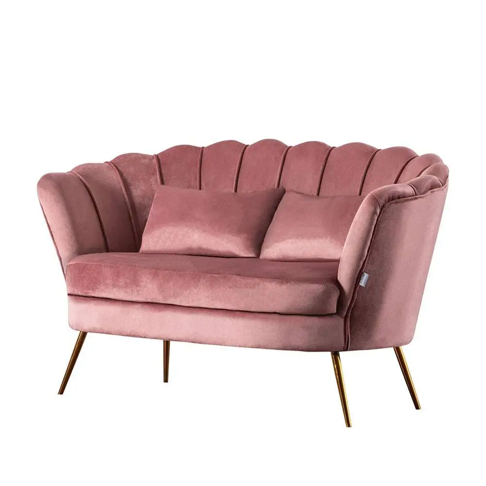 Wedding Loveseat Luxury Sofa Set Modern Velvet 2 Seater Sofa Double Seater Small Size Sofa Home Furniture Hot Selling Velvet